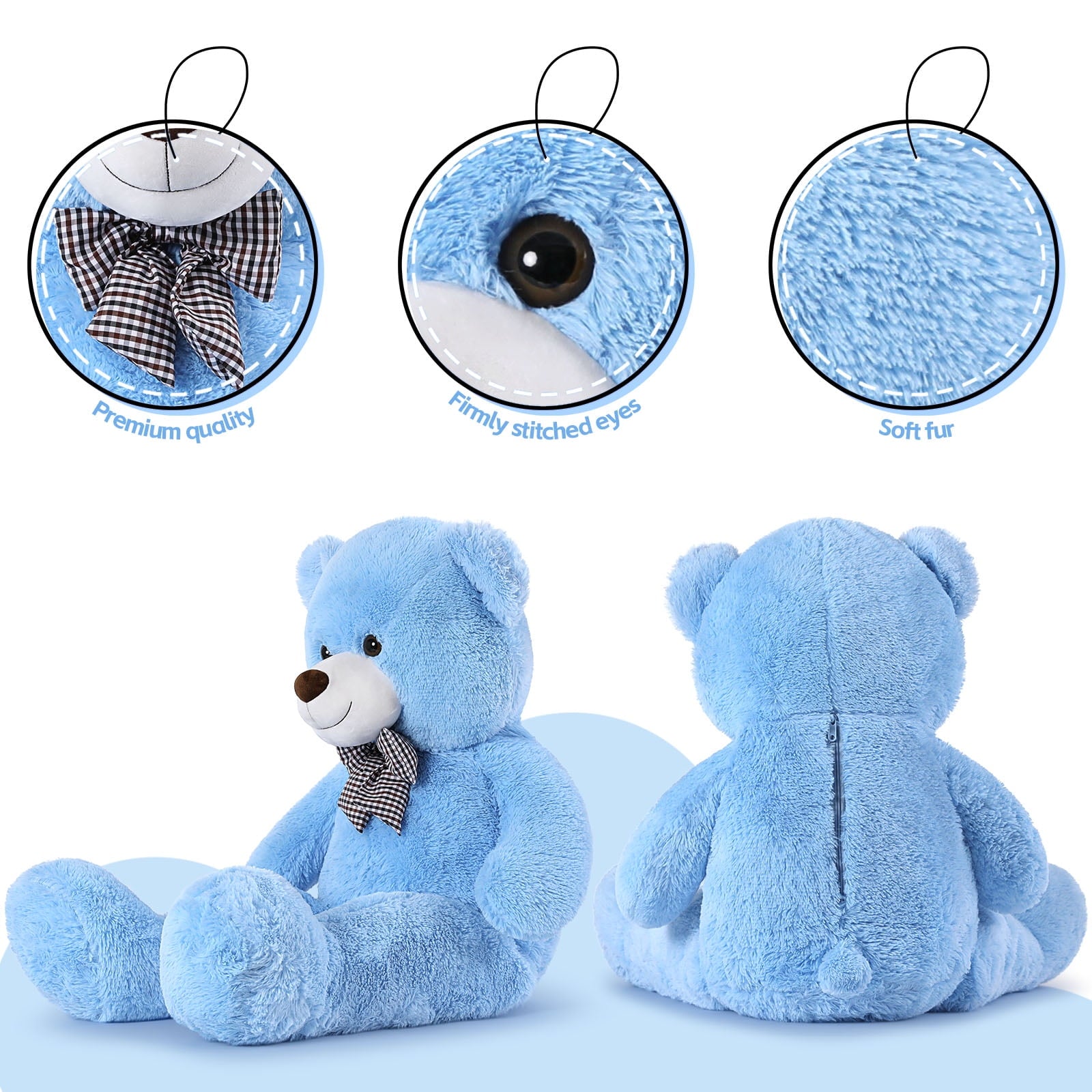 Giant Teddy Bear 47" Large Stuffed Animals Plush Toy Stuffed Bear Toy