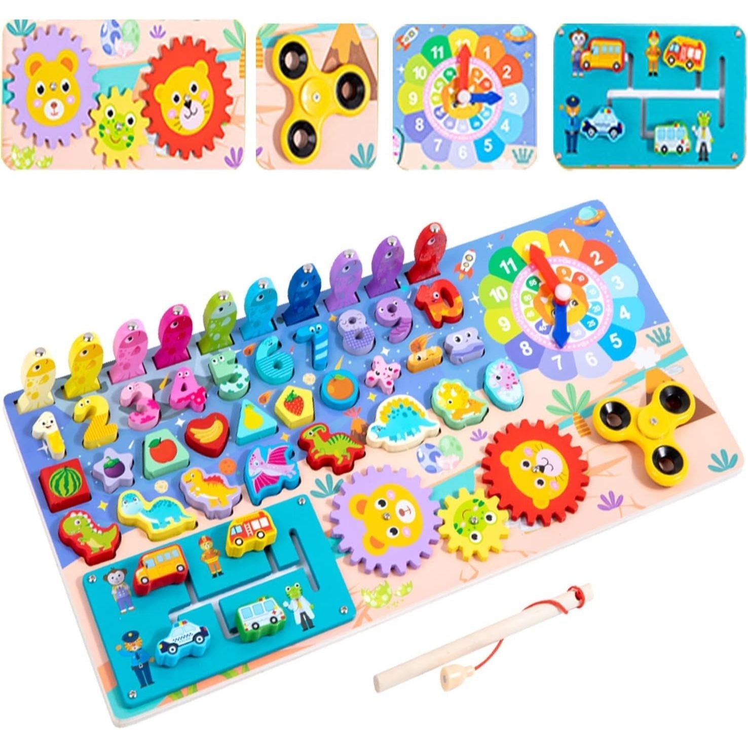 Multifunctional Logarithm Board Game | 8 Parts Kids Learning Toy