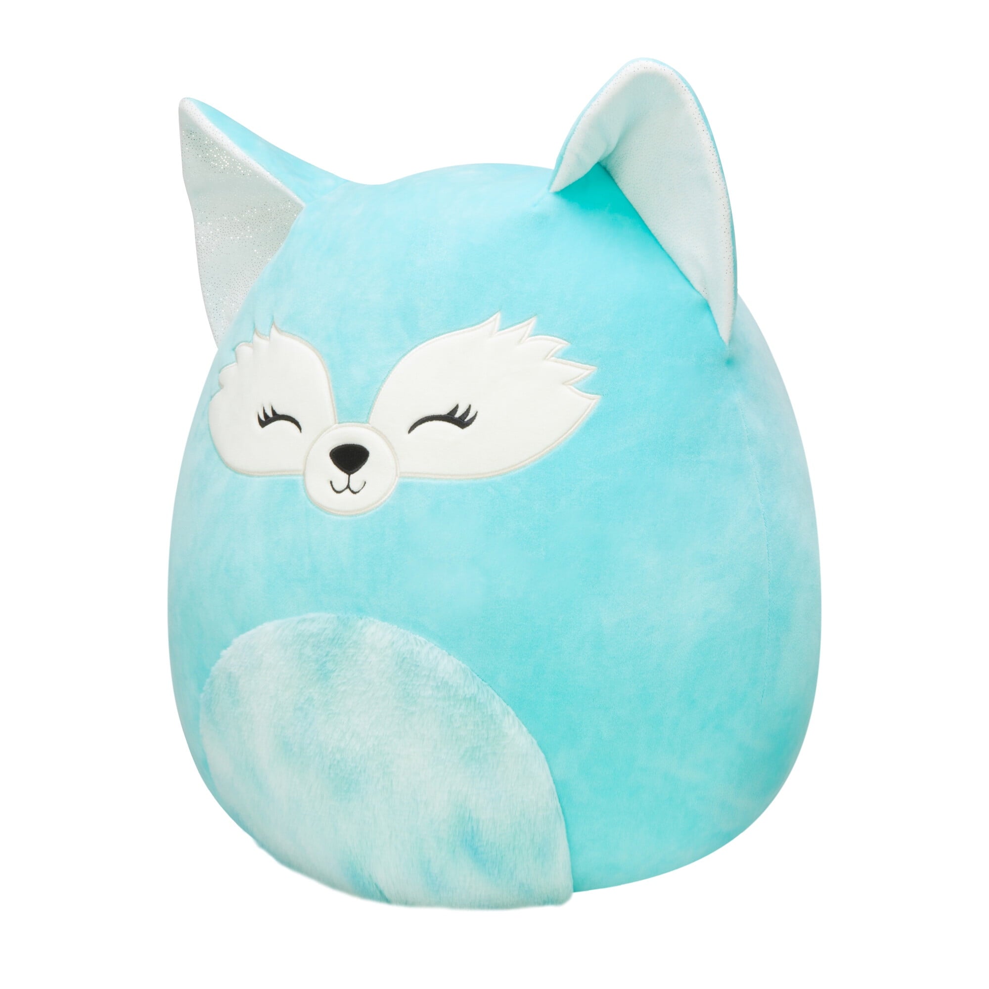 Plush 16 inch Dabney the Teal Fox - Childs Ultra Soft Stuffed Toy