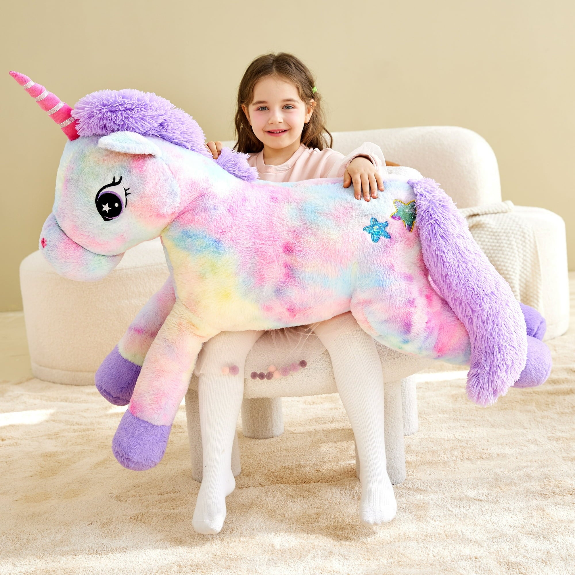 Giant Unicorn Stuffed Animal Plush Toy