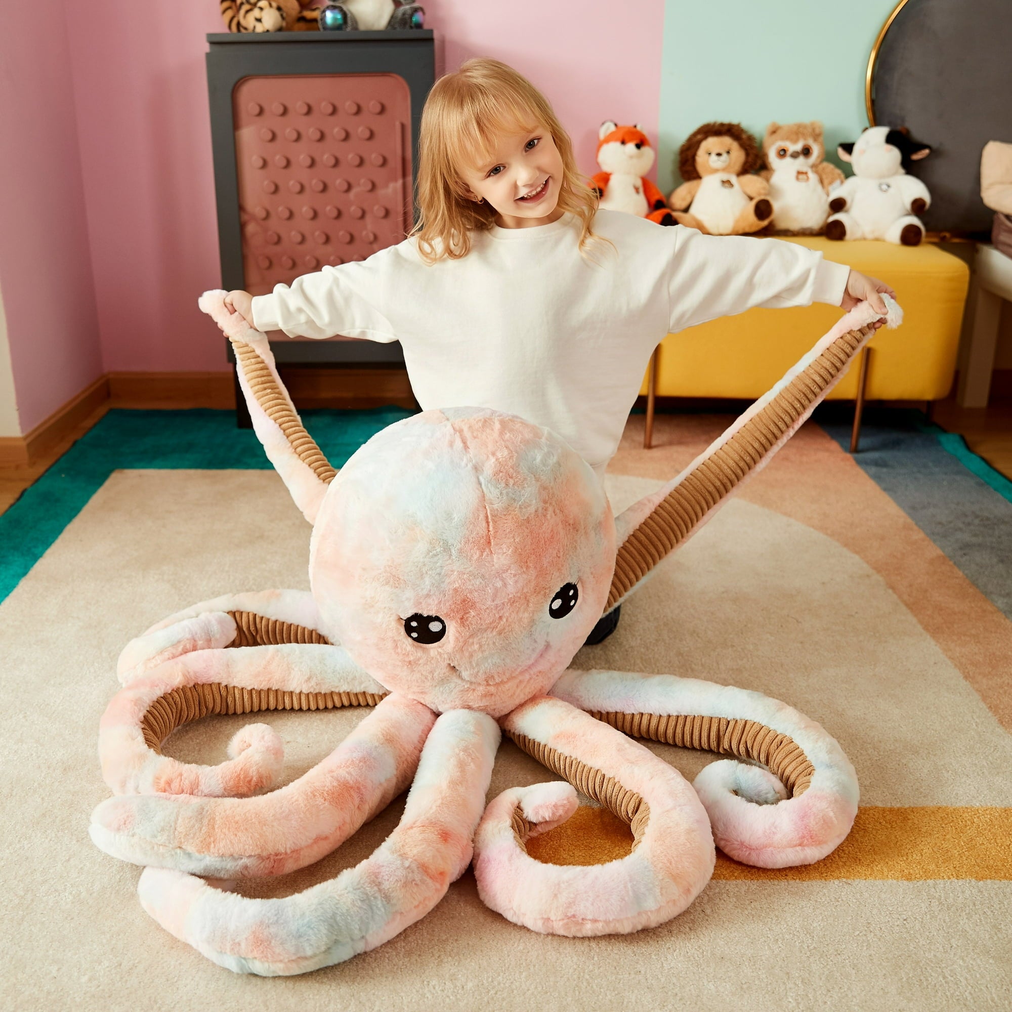 Giant Octopus Stuffed Animal Jumbo Octopus Plush Toy