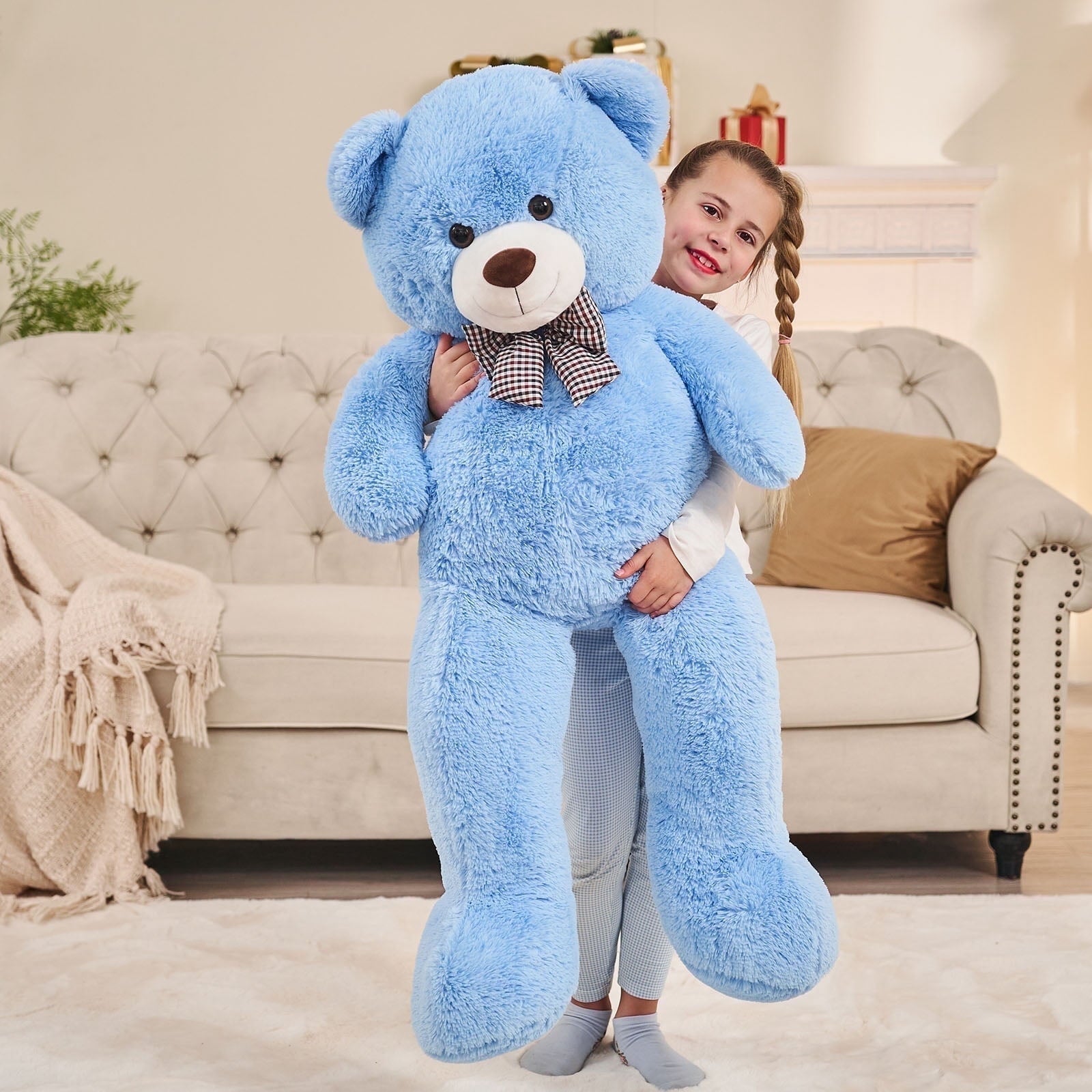 Giant Teddy Bear 47" Large Stuffed Animals Plush Toy Stuffed Bear Toy