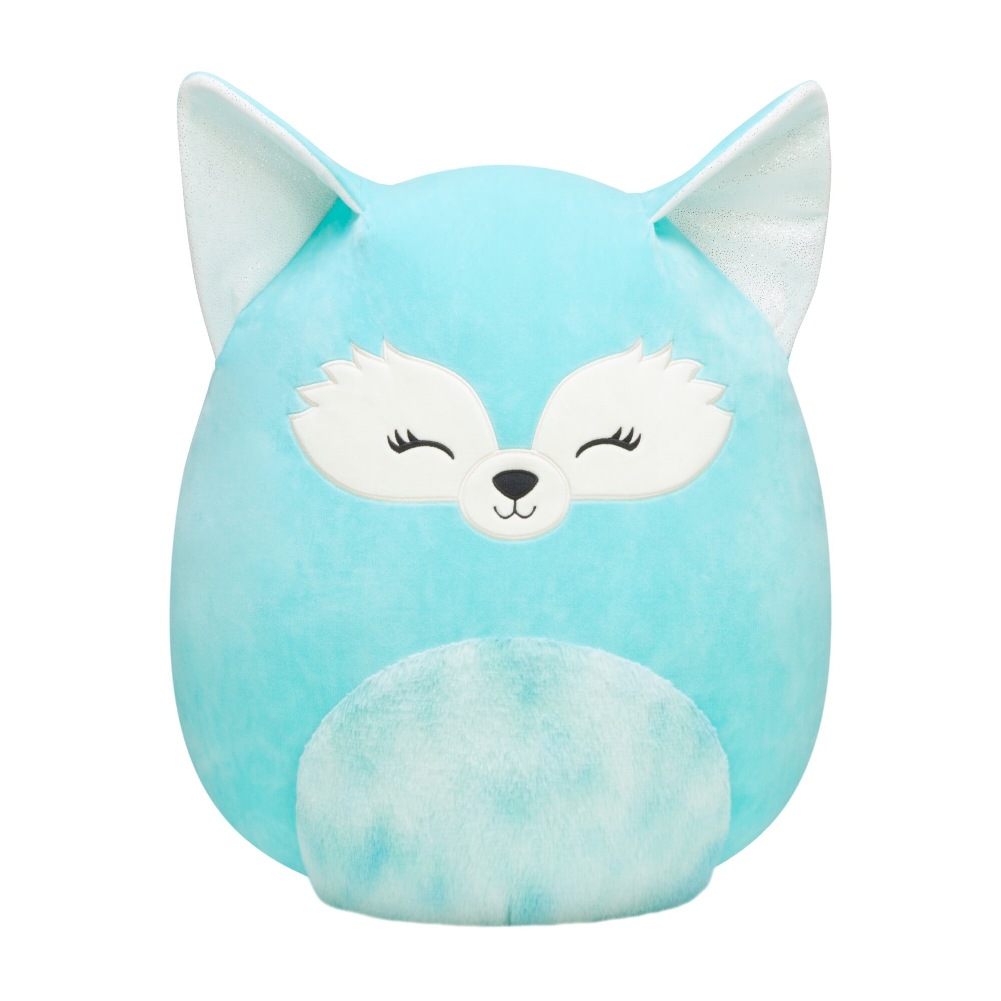 Plush 16 inch Dabney the Teal Fox - Childs Ultra Soft Stuffed Toy