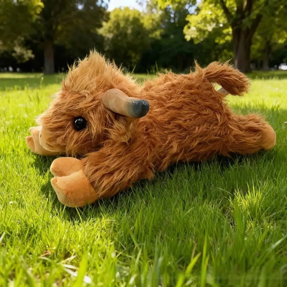 Cow Plush Toy with Heat Pack, Soft Stuffed Animal