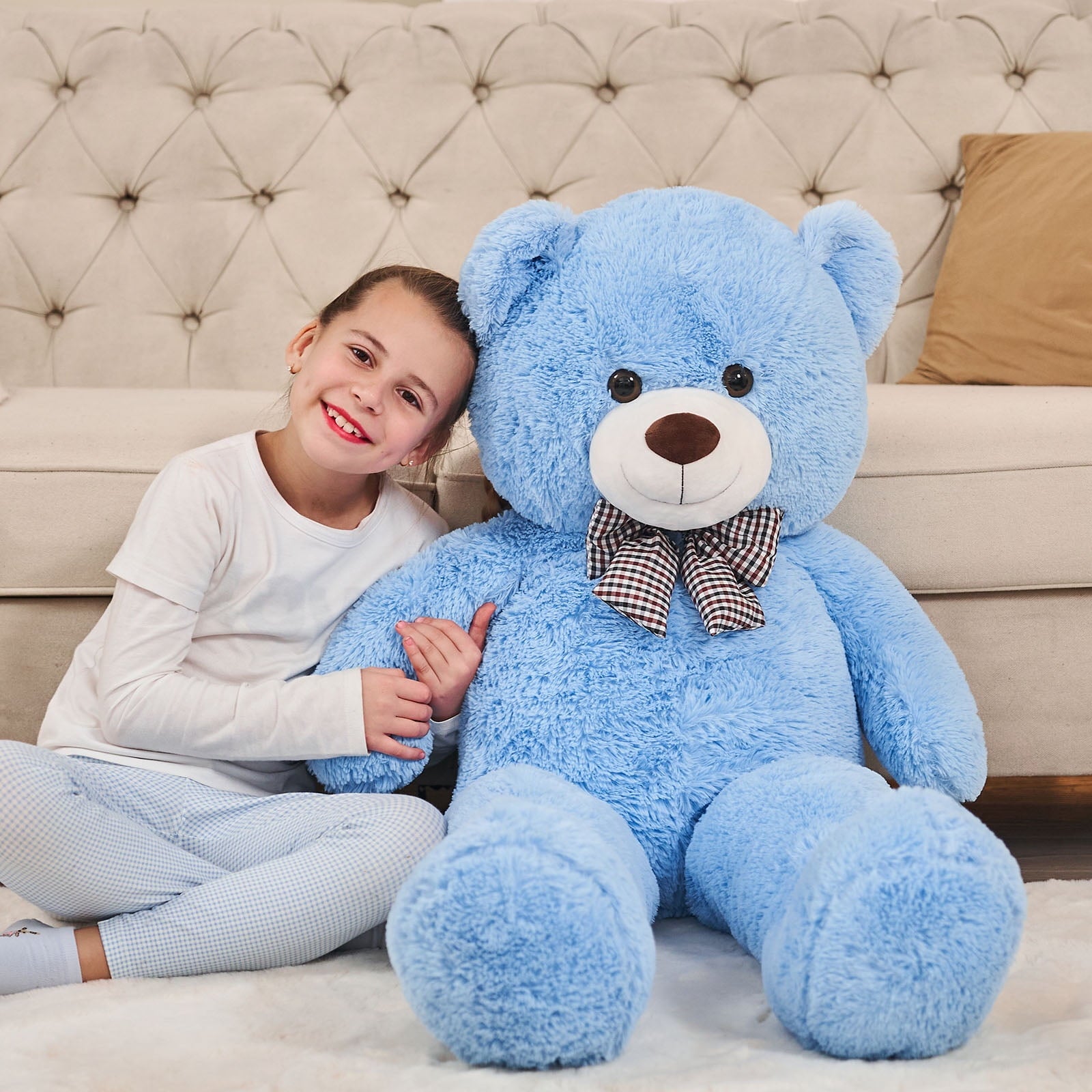 Giant Teddy Bear 47" Large Stuffed Animals Plush Toy Stuffed Bear Toy